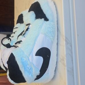 Kids Black and Blue Sneakers